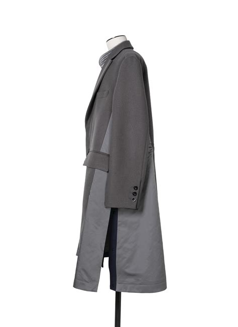 Wool Melton Oversized Coat 